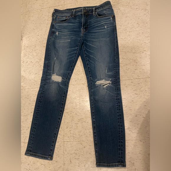 7 pairs American Eagle Skinny Jeans Size 32-30 one is 32-31 - Picture 5 of 12